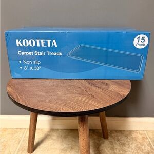 Kooteta Blue Carpet Stair Treads 15 Pack